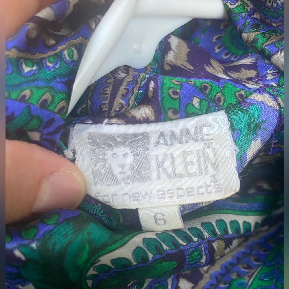 Vintage Anne Klein blouse size small - Picture 6 of 8